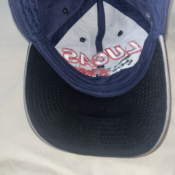 Lucas Racing Event Winner Adjustable Strapback Hat Lucas Oil Baseball Cap Gym - Picture 16 of 16